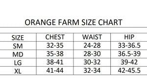 Orange Farm Clothing Front Twist Ribbed Dress