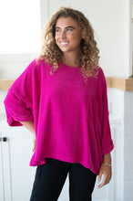Load image into Gallery viewer, White Birch Pink Thoughts Chenille Blouse