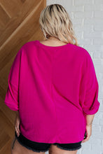 Load image into Gallery viewer, White Birch Pink Thoughts Chenille Blouse