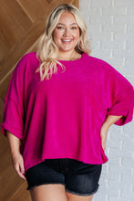 Load image into Gallery viewer, White Birch Pink Thoughts Chenille Blouse
