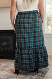 JODIFL Plaid Perfection Maxi Skirt