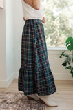 JODIFL Plaid Perfection Maxi Skirt