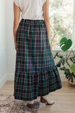 JODIFL Plaid Perfection Maxi Skirt