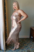 Load image into Gallery viewer, GEEGEE Posh Panache Sequin Slip Dress