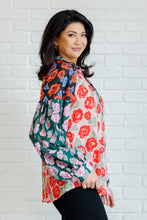 Load image into Gallery viewer, ONE ELEVEN NORTH Presupposed Ideas Mixed Print Button Up Blouse