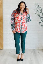 Load image into Gallery viewer, ONE ELEVEN NORTH Presupposed Ideas Mixed Print Button Up Blouse