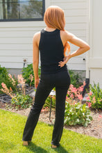 Load image into Gallery viewer, Annie Wear Previous Engagement Halter Neck Sweater Tank in Black