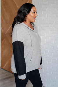 Sew In Love Pull Up Your Sleeves Color Block Hoodie -9/13/2024