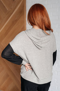 Sew In Love Pull Up Your Sleeves Color Block Hoodie -9/13/2024