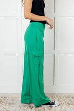 Load image into Gallery viewer, RAE MODE Race to Relax Cargo Pants in Emerald Green