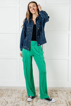 Load image into Gallery viewer, RAE MODE Race to Relax Cargo Pants in Emerald Green