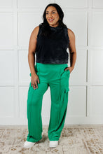 Load image into Gallery viewer, RAE MODE Race to Relax Cargo Pants in Emerald Green