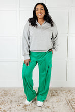 Load image into Gallery viewer, RAE MODE Race to Relax Cargo Pants in Emerald Green