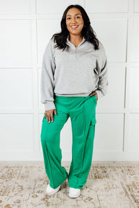 RAE MODE Race to Relax Cargo Pants in Emerald Green