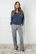 Load image into Gallery viewer, RAE MODE Race to Relax Cargo Pants in Rhino Grey