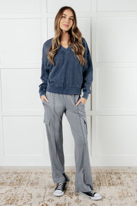 RAE MODE Race to Relax Cargo Pants in Rhino Grey