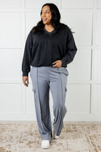 Load image into Gallery viewer, RAE MODE Race to Relax Cargo Pants in Rhino Grey