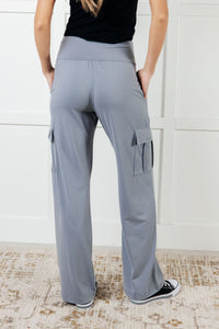 RAE MODE Race to Relax Cargo Pants in Rhino Grey