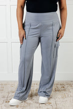 Load image into Gallery viewer, RAE MODE Race to Relax Cargo Pants in Rhino Grey