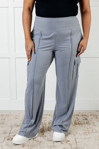 RAE MODE Race to Relax Cargo Pants in Rhino Grey