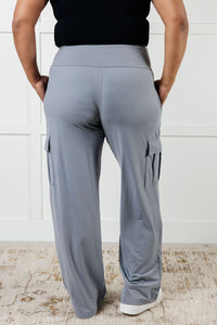 RAE MODE Race to Relax Cargo Pants in Rhino Grey