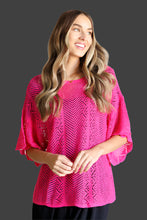 Load image into Gallery viewer, One Eleven North Rather Eventful Open Knit Top