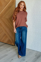 Load image into Gallery viewer, One Eleven North Relaxing Away Dolman Sleeve Knit Top in Coffee