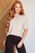 Load image into Gallery viewer, ONE ELEVEN NORTH Relaxing Away Dolman Sleeve Knit Top in Taupe