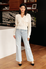 Load image into Gallery viewer, One Eleven North Requisite Request Surplice Crop Sweater