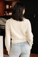 Load image into Gallery viewer, One Eleven North Requisite Request Surplice Crop Sweater