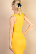 Load image into Gallery viewer, Casual Ribbed Split Neck Bodycon Dress (CAPELLA)