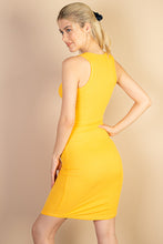 Load image into Gallery viewer, Casual Ribbed Split Neck Bodycon Dress (CAPELLA)