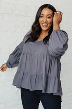 Load image into Gallery viewer, ANDREE BY UNIT Sassy Swing Top in Charcoal
