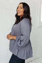 Load image into Gallery viewer, ANDREE BY UNIT Sassy Swing Top in Charcoal