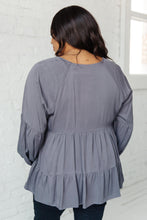 Load image into Gallery viewer, ANDREE BY UNIT Sassy Swing Top in Charcoal