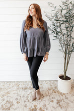 Load image into Gallery viewer, ANDREE BY UNIT Sassy Swing Top in Charcoal
