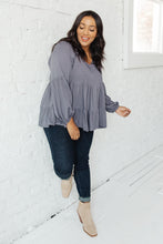 Load image into Gallery viewer, ANDREE BY UNIT Sassy Swing Top in Charcoal