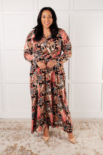 Load image into Gallery viewer, ONE ELEVEN NORTH Send it Over Faux Wrap Maxi Dress