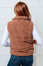 Load image into Gallery viewer, One Eleven North Set Me Up Corduroy Puffer Vest