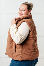 Load image into Gallery viewer, One Eleven North Set Me Up Corduroy Puffer Vest