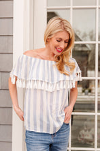Load image into Gallery viewer, Andree By Unit Set Yourself Free Striped Top