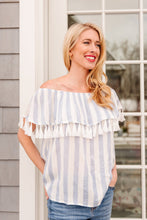 Load image into Gallery viewer, Andree By Unit Set Yourself Free Striped Top