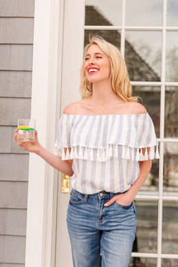 Andree By Unit Set Yourself Free Striped Top
