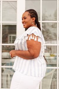 Andree By Unit Set Yourself Free Striped Top