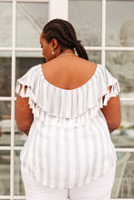 Load image into Gallery viewer, Andree By Unit Set Yourself Free Striped Top