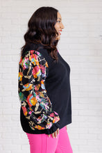 Load image into Gallery viewer, HAPTICS She is the Party Floral Sequins Mesh Sleeve Top