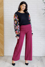 Load image into Gallery viewer, HAPTICS She is the Party Floral Sequins Mesh Sleeve Top