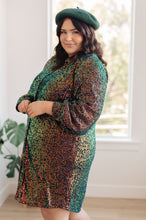 Load image into Gallery viewer, Jodifl Shimmering Splendor Sequin Shirt Dress