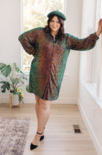 Load image into Gallery viewer, Jodifl Shimmering Splendor Sequin Shirt Dress