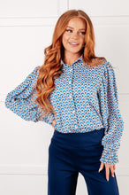 Load image into Gallery viewer, ONE ELEVEN NORTH Skies Above Patterned Button Up Shirt